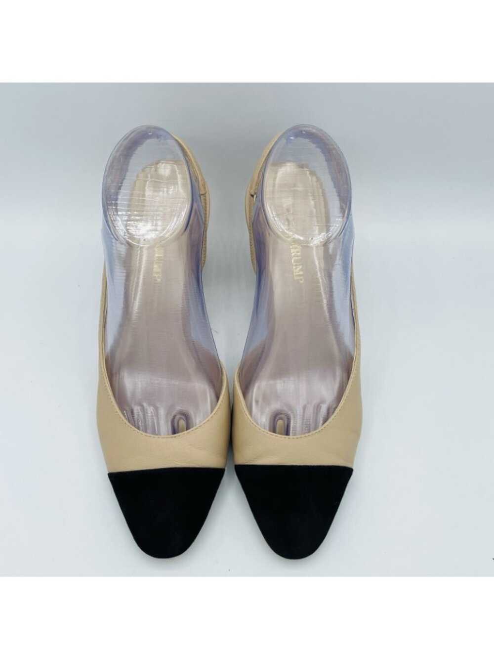 Ivanka Trump Shoes Womens Size 8.5 M Beige Liah Leather Slingback Heels Sandals - Picture 5 of 10